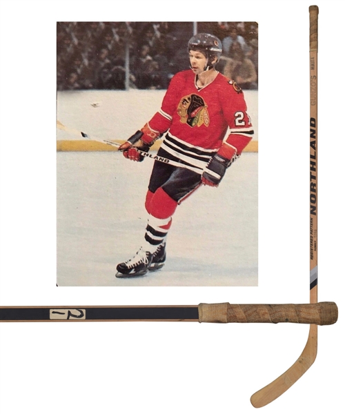 Stan Mikitas Late-1970s Chicago Black Hawks Northland Game-Used Stick