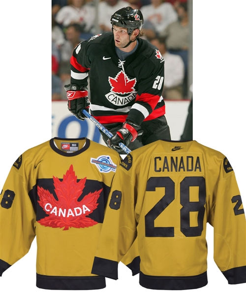 Robyn Regehrs 2004 World Cup of Hockey Team Canada "Winnipeg Falcons" Game-Worn Jersey with Hockey Canada LOA