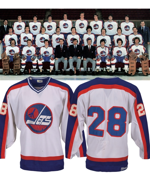Gerry Riouxs/Don MacIvers 1979-80 Winnipeg Jets Inaugural NHL Season Game-Worn Jersey