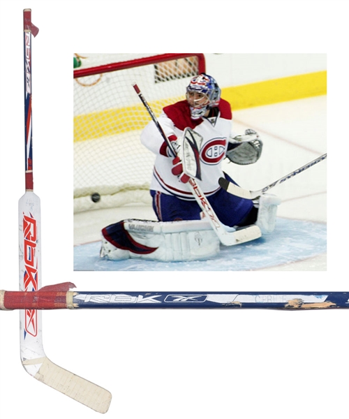Carey Prices 2007-08 Montreal Canadiens Reebok Game-Used Rookie Season Stick