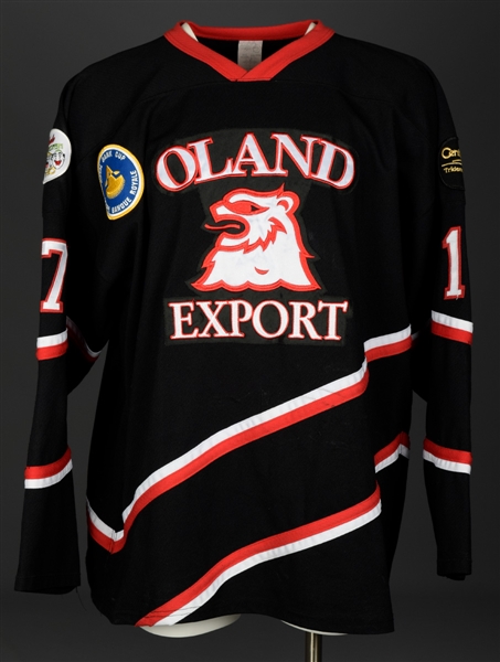 Halifax Oland Exports Circa Early-2000s Game-Worn Jersey Attributed to Darrell Jerrett