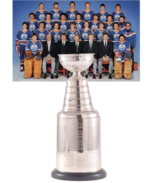 Edmonton Oilers 1983-84 Stanley Cup Championship Trophy (13")