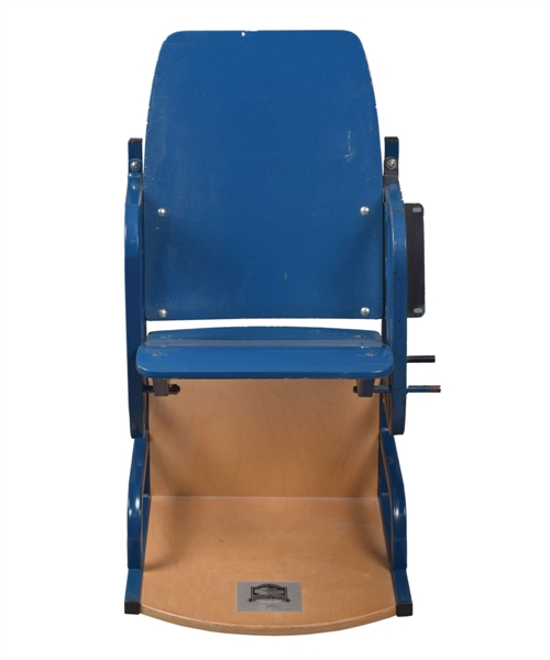 Maple Leaf Gardens Single Blue Seat with Base