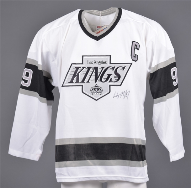 Wayne Gretzky Signed Los Angeles Kings Jersey with JSA LOA Plus Signed 1984 Gretzky Book
