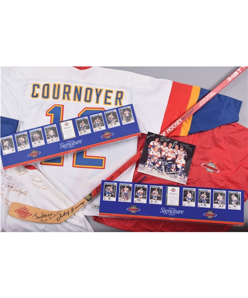 Massive 1990s Zellers "Masters of Hockey" Autograph Collection with Signed Card Sets, Jerseys, Photos and More