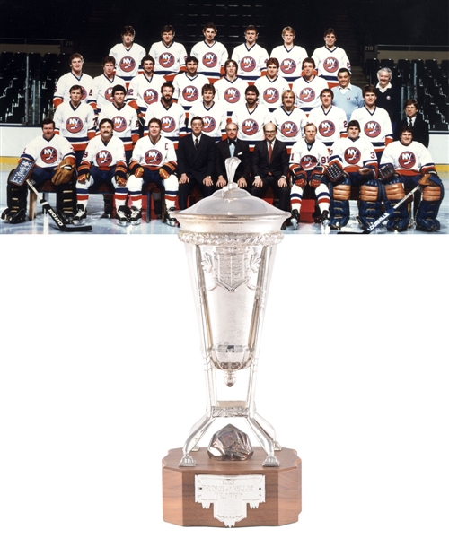 Clark Gillies’ 1983-84 New York Islanders Prince of Wales Championship Trophy with His Signed LOA (13”) 