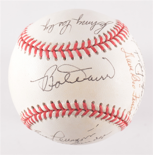 Boston Red Sox Multi-Signed Baseball by 7 Including Doerr, Ferriss and Pesky with PSA/DNA LOA