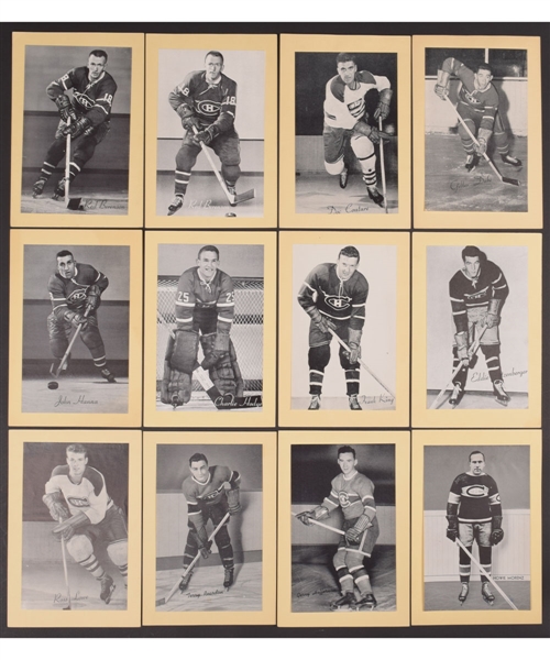 Montreal Canadiens Bee Hive Group 1 (1934-43), Group 2 (1945-64) and Group 3 (1964-67) Hockey Photo Collection of 130+ Including Short Prints