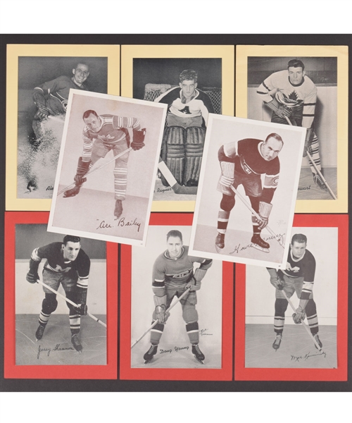 Bee Hive Group 1 (1934-43) Hockey Photo Collection of 82 Including Kaminsky, Shannon, Rayner and Stewart 