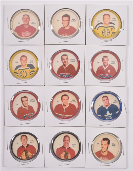 1960-61 Shirriff Hockey Coin Near Complete Set (109/120) and 1962-63 Complete 60-Coin Set