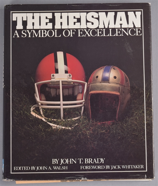 Jay Berwanger Signed "The Heisman, A Symbol of Excellence" Hardcover Book with JSA Basic Cert - First Winner of Heisman Trophy