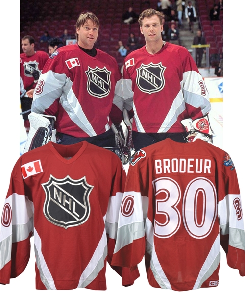 Martin Brodeurs 1998 NHL All-Star Game North America Team Game-Worn Jersey