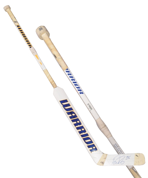 Pekka Rinnes Early-2010s Nashville Predators Signed Warrior Game-Used Stick