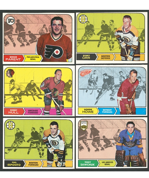 1968-69 Topps Hockey Complete 132-Card Near Mint Set