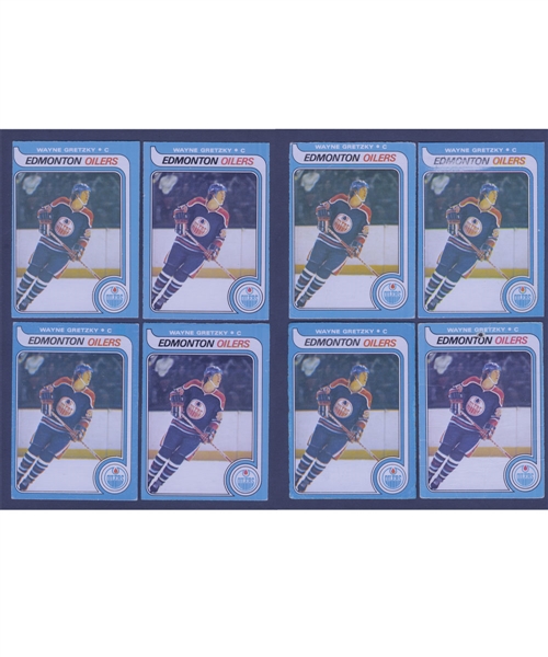 1979-80 O-Pee-Chee Hockey Complete 396-Card Set Collection of 8 with Wayne Gretzky RCs