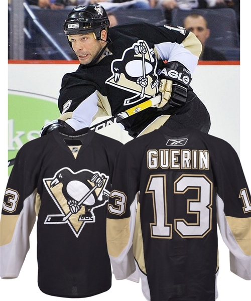 Bill Guerins 2008-09 Pittsburgh Penguins Game-Worn Playoffs Jersey