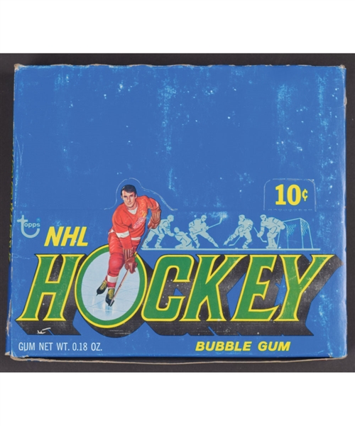 1971-72 Topps Hockey Wax Box with 19 Unopened Packs - Ken Dryden Rookie Year!