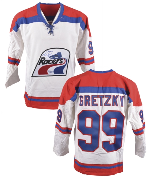 Wayne Gretzky Signed Indianapolis Racers Limited-Edition Jersey #55/250 with UDA COA 