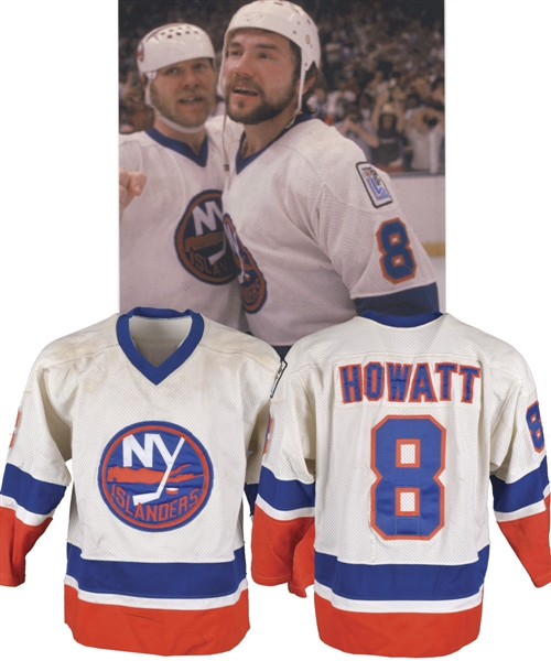 Gary Howatts 1979-80 New York Islanders Game-Worn Stanley Cup Finals Jersey with LOA - Photo-Matched!