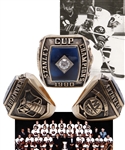 Garry Howatts 1979-80 New York Islanders Stanley Cup Championship 10K Gold and Diamond Ring with His Signed LOA