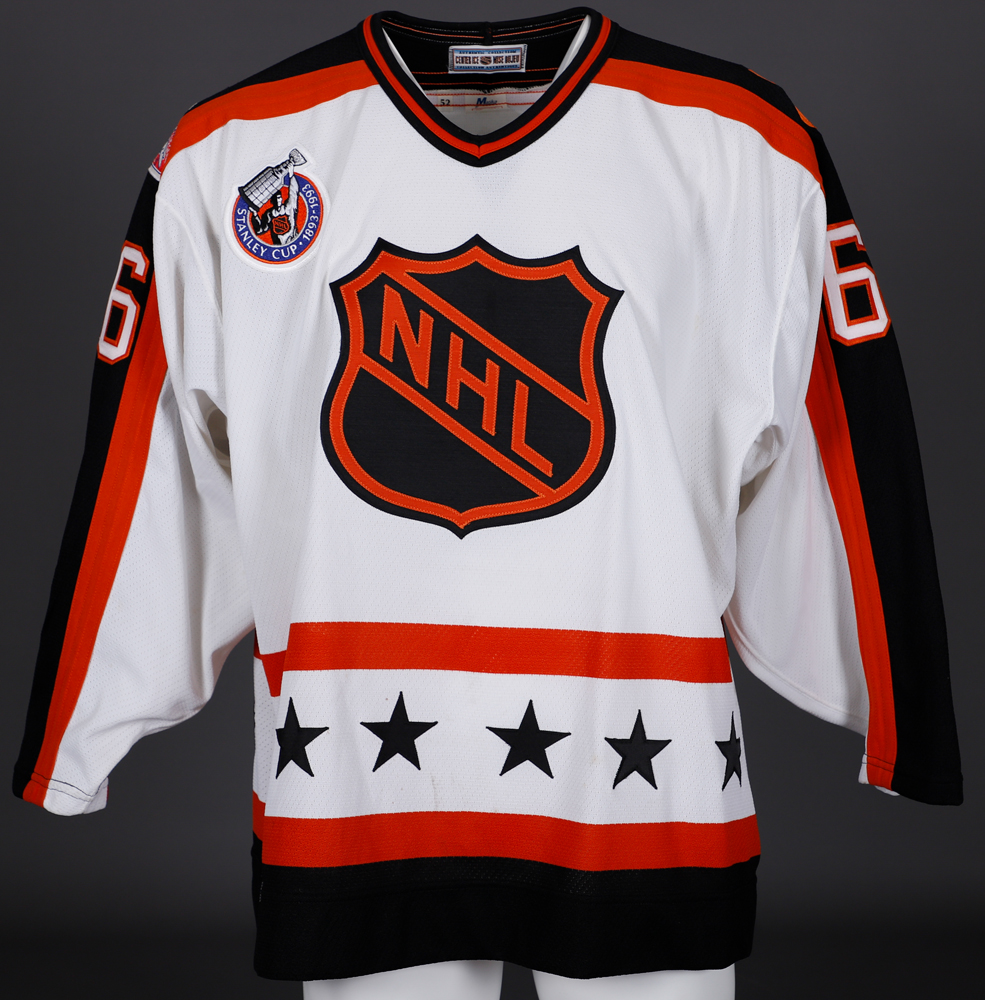 New XL 52 1993 NHL All Star Jersey Wales Conference Home White