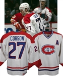 Shayne Corsons 1990-91 Montreal Canadiens Game-Worn Alternate Captains Jersey