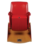 Maple Leaf Gardens Single Red Seat with Base