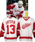 Pavel Datsyuks 2003-04 Detroit Red Wings Game-Worn Jersey from the Michael Wexler Collection - Photo-Matched!