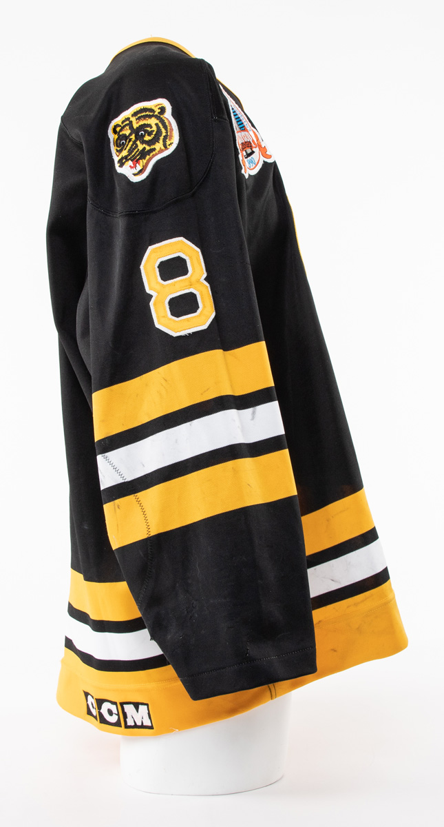1990 Finals and 1989-90 Cam Neely Bruins Game Worn Jersey - Photo