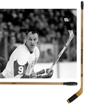 Gordie Howes Mid-to-Late-1960s Detroit Red Wings Northland Game-Used Stick