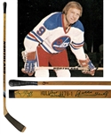 Bobby Hulls 1976-77 WHA Winnipeg Jets Signed Northland Game-Used Playoffs Stick with Provenance