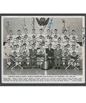 Toronto Maple Leafs 1948-49 Stanley Cup Champions Team-Signed Photo by 15 Including Barilko and 5 Deceased HOFers from the E. Robert Hamlyn Collection   