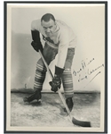 Deceased HOFer Francis "King" Clancy Signed Toronto Maple Leafs Photo from the E. Robert Hamlyn Collection