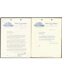 Maple Leaf Gardens 1940s/1950s Signed Letters on MLG Letterheads (10) from the E. Robert Hamlyn Collection Including Hap Day and Maple Leafs President George Cottrelle