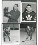 Toronto Maple Leafs Vintage-Signed Photo Collection of 11 from the E. Robert Hamlyn Collection - Includes 10 HOFers!