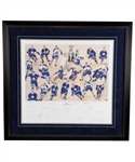 Toronto Maple Leafs 1966-67 Stanley Cup Champions Team-Signed Limited-Edition Framed Lithograph #357/967 with COA (33" x 35")