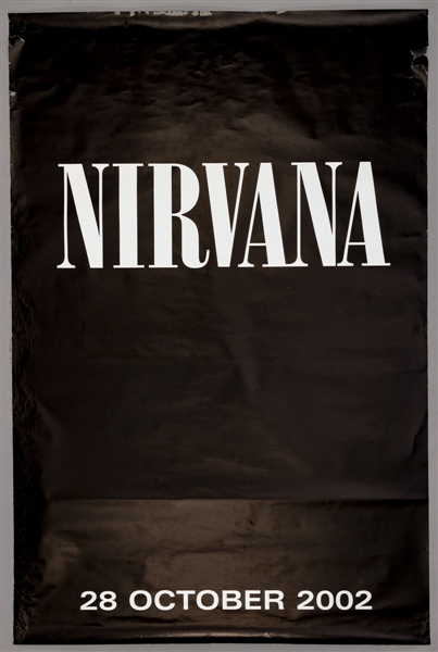 Nirvana (American Alternative Rock/Grunge Band) 2002 Compilation Album Original Poster Plus 1998 "Kurt & Courtney" Documentary Film Poster