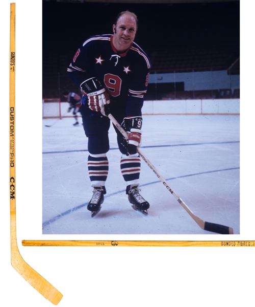 Bobby Hulls 1971 NHL All-Star Game CCM Custom Pro Game-Issued Stick