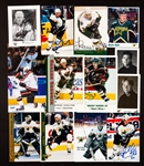 Dallas Stars/Minnesota Wild 1993-94 to 2000s Postcard and Team Card Collection of 470+