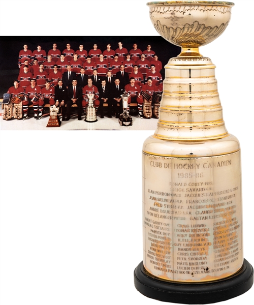 Montreal Canadiens 1985-86 Stanley Cup Championship Trophy (13") 