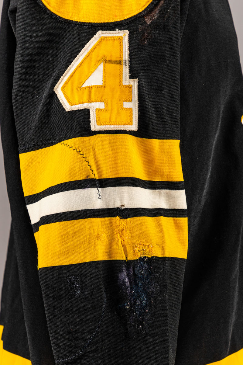 Bobby Orr Boston Bruins 1966-67 jersey artwork, This is a h…