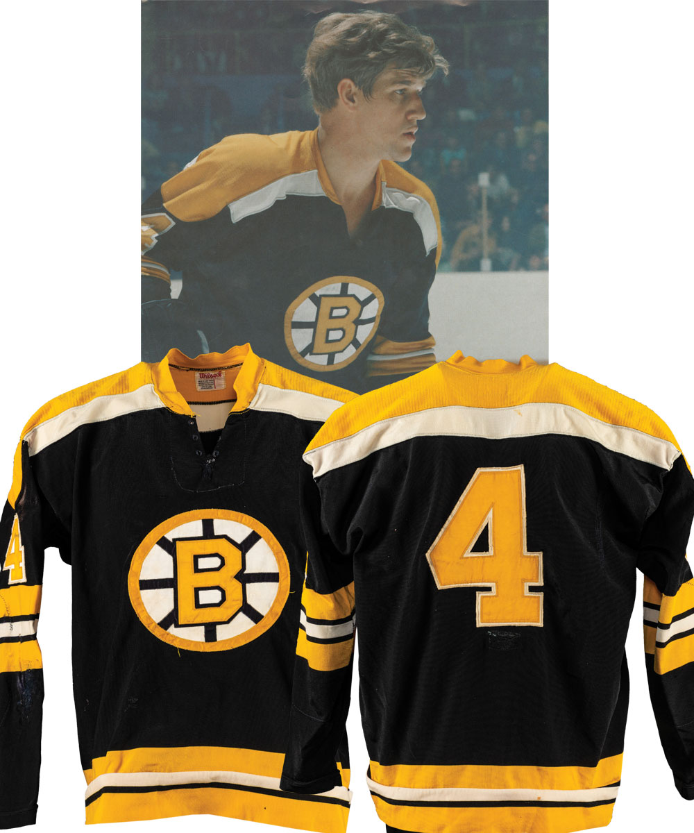 Lot Detail - Bobby Orr Circa 1969-72 Game-Used Boston Bruins Black