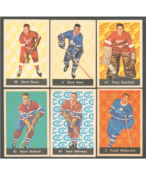 1961-62 Parkhurst Hockey Complete 51-Card Set Plus Wrapper