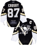 Sidney Crosbys Signed Pittsburgh Penguins Limited-Edition Jersey #13/187 with COA - Embroidered Rookie Season Statistics