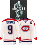 Maurice Richard Signed Montreal Canadiens Captains Jersey and May 30th 2000 Maurice Richard Laminated Picture Displayed at His Ardent Chapel at the Molson Center (35 ½” x 47 ½”)