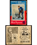 April 5th 1947 Maple Leafs Gardens Program for Semifinals Series Clinching Game #5 Team-Signed by Toronto Maple Leafs and Detroit Red Wings Including Bill Barilko and 14 Deceased HOFers