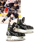 Sidney Crosbys 2010-11 Pittsburgh Penguins Reebok 11K Pump Game-Used Skates with COA – Photo-Matched to the 2011 Winter Classic! 