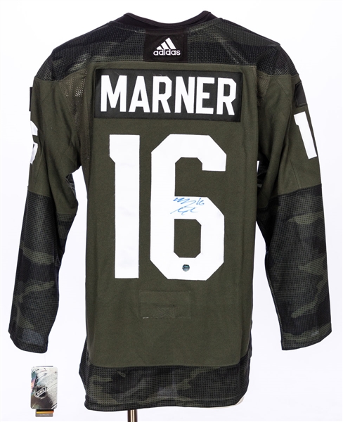 Mitch Marner Signed Toronto Maple Leafs "Camouflage" Jersey with COA