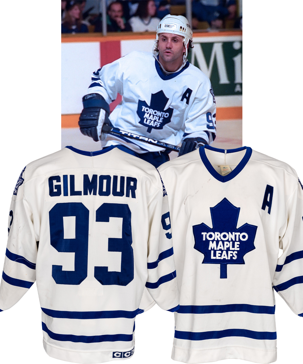 Doug Gilmour Signed Toronto Maple Leafs Jersey (JSA COA) 35 Pts 1993  Playoffs