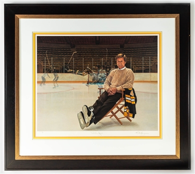 Bobby Orr Signed Boston Bruins "Garden of Dreams" Ken Danby Limited-Edition AP #90/444 Framed Print (38" x 42 1/2")
